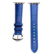 Apple Watch Leather Band ™ Light Blue Matt  Alligator Watch Band