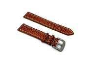 "Calhoun" Premium Watch Strap | Cognac Beaver Tail | USA Made