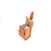 Casati Milano Travel Case Rectangular Epsom Leather - Brown