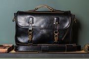 The Coventry Messenger | Horween Black Chromexcel Leather