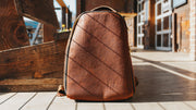 Jack Foster Travel Backpack | Cognac Shrunken Bison