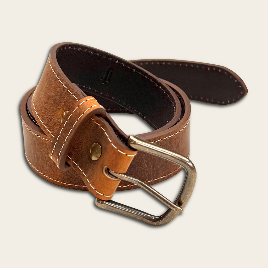 Red Wing Leather Belt 32インチ　カッパーラフ＆タフ Handmade Leather Belt | Red Wing Copper Rough and Tough – Jack Foster