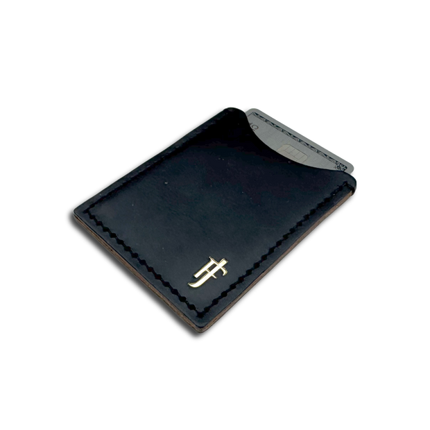 Slim Card Case  | Horween Chromexcel | Black
