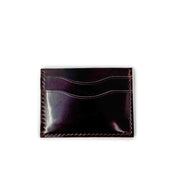 Handmade Card Wallet | Horween Color 8 Shell Cordovan