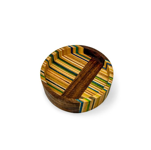 Wood Ring Dish / Black Walnut x Skate Deck