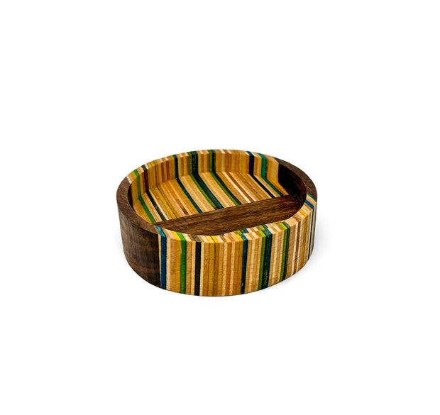 Wood Ring Dish / Black Walnut x Skate Deck