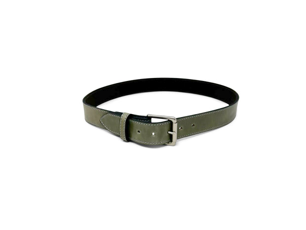 Handmade Leather Belt | English Bridle | Grey