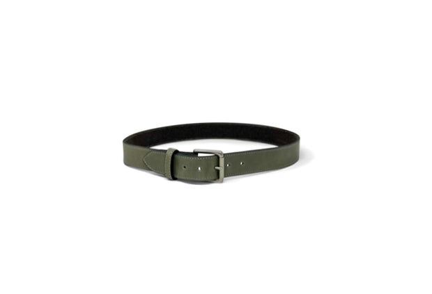 Handmade Leather Belt | English Bridle | Grey