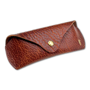 Jack Foster Sunglasses Case | Shrunken Bison | Cognac