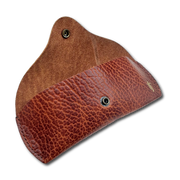 Jack Foster Sunglasses Case | Shrunken Bison | Cognac