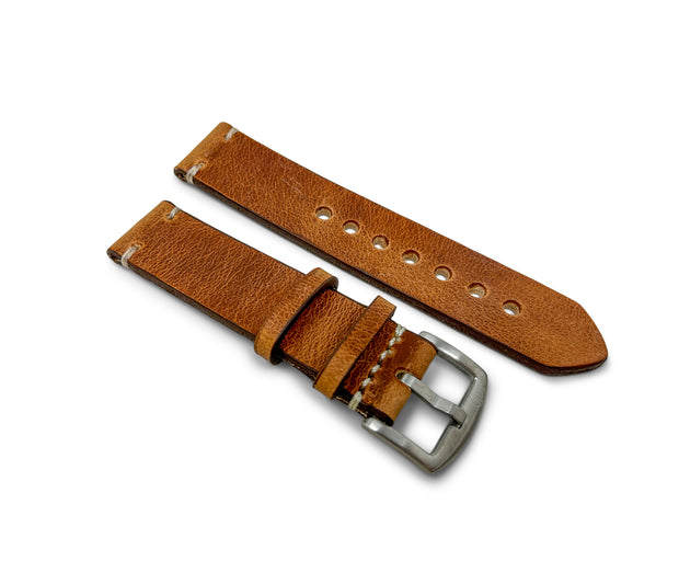 The "Jack" Premium Watch Strap | Horween Dublin Leather | Natural