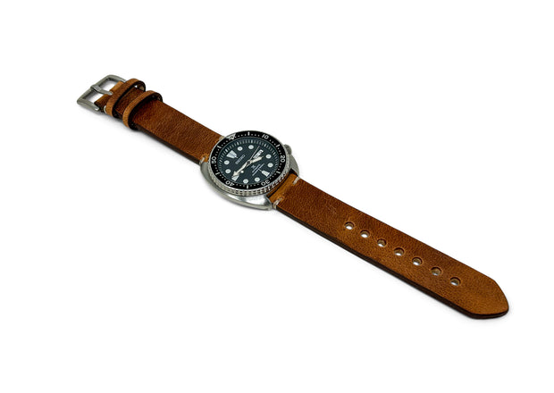 The "Jack" Premium Watch Strap | Horween Dublin Leather | Natural