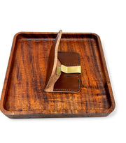 Handmade Leather Wallet |  Cardholder with Money Clip | Brown Horsebutt
