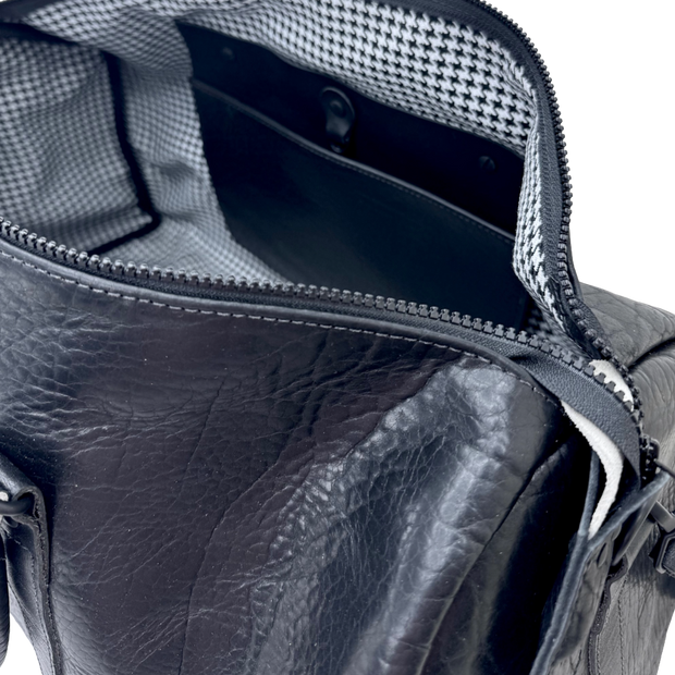 The Miller Leather Duffel | Shrunken Bison | Black