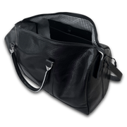 The Miller Leather Duffel | Shrunken Bison | Black