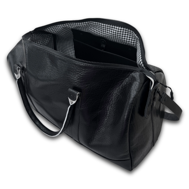 The Miller Leather Duffel | Shrunken Bison | Black