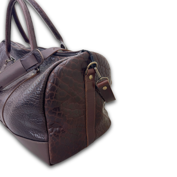 The Miller Leather Duffel | Shrunken Bison | Mahogany