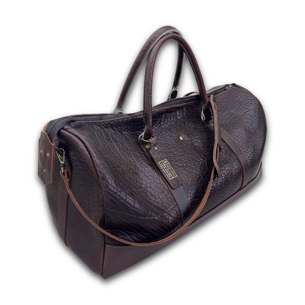 The Miller Leather Duffel | Shrunken Bison | Mahogany