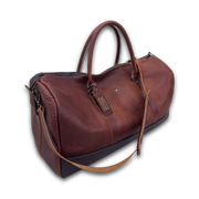 The Miller Leather Duffel | Shrunken Bison | Cognac