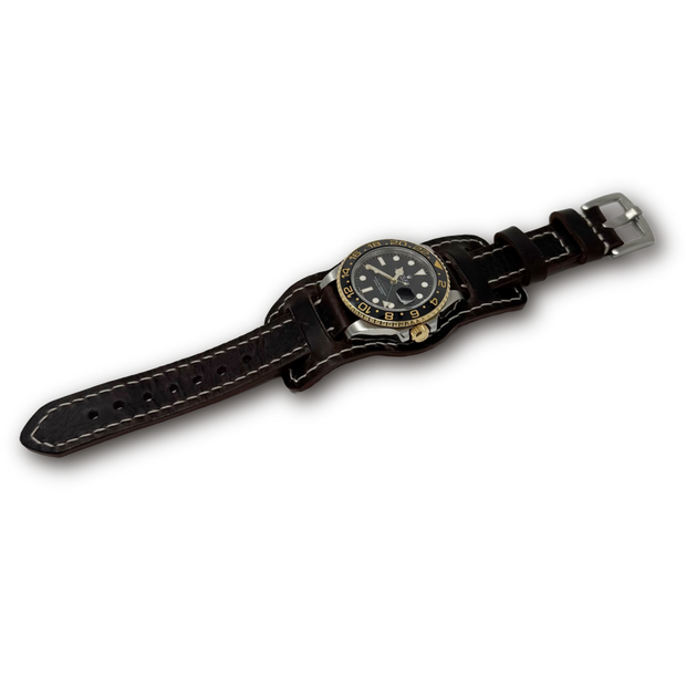Aviator Bund Strap | Badalassi Tobacco Brown