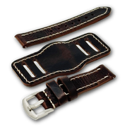 Aviator Bund Strap | Badalassi Tobacco Brown