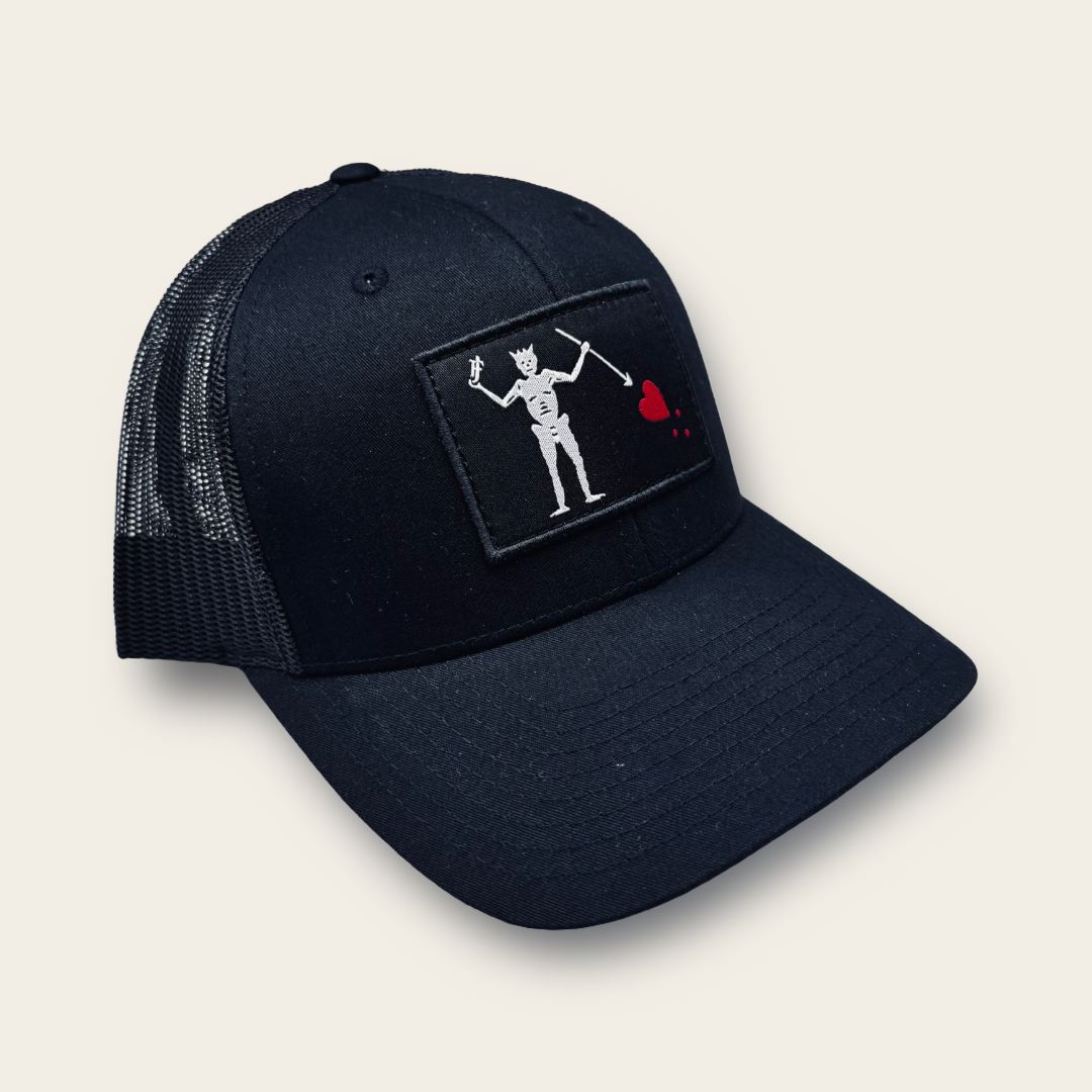 帽子 Black face Ch badge cap Blackbeards Flag Hat | Richardson 112 – Jack Foster