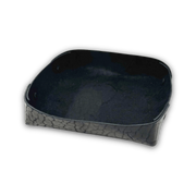 Valet Tray L | American Shrunken Bison | Black