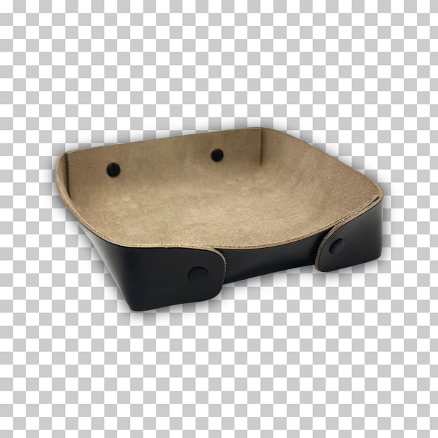 Valet Tray L | Horween Chromexcel | BLACK