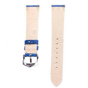 Apple Watch Leather Band ™ Light Blue Matt Alligator Minimal Stitches Watch Band