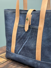 Holly Tote in Horween Indigo Leather