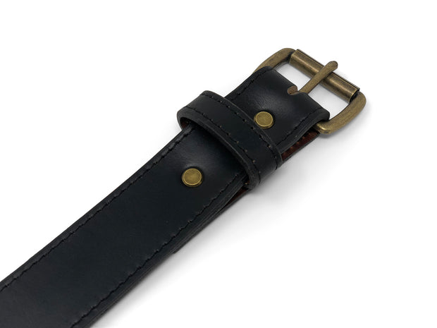 Handmade Leather Belt | Horween Chromexcel | Black