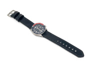 "Calhoun" Premium Watch Strap with Black Shell Cordovan