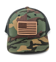 USA Flag Hat - Camo