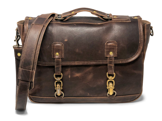 The Coventry Messenger | Horween Chestnut Dublin Leather