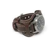 Aviator Bund Strap | Horween  Chromexcel Leather | Brown