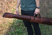 Outlander Shotgun Case | Brown Vegetable Tanned Leather