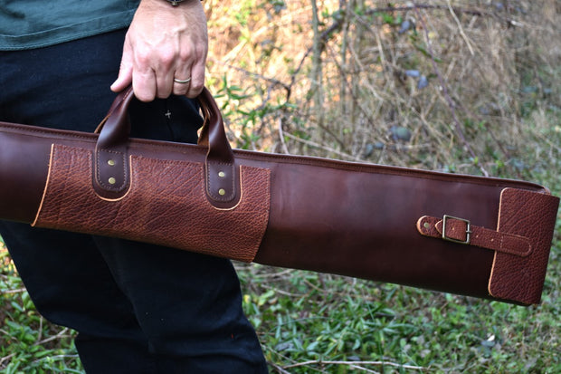 Outlander Shotgun Case | Brown Vegetable Tanned Leather