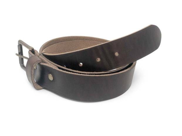 Handmade Leather OG Belt | Horween Chromexcel | Dark Brown
