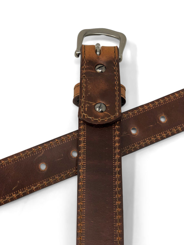 Handmade Leather Belt | Horween English Tan Dublin