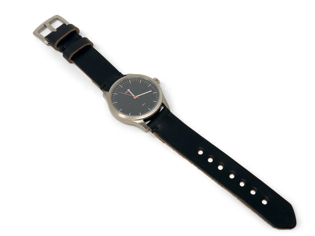 Standard Watch Strap with Black Chromexcel Leather