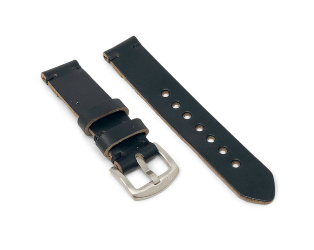 Standard Watch Strap with Black Chromexcel Leather