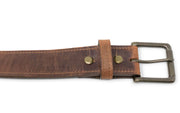 Handmade Leather Belt | Red Wing Copper Rough and Tough