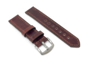 "Calhoun" Premium Watch Strap with Cedar Shell Cordovan
