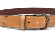 Handmade Leather Belt | Horween Horserump | Natural