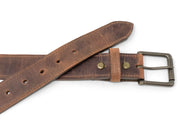 Handmade Leather Belt | Red Wing Copper Rough and Tough