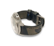 "Calhoun" Premium Watch Strap with Italian Veg Tan Camo
