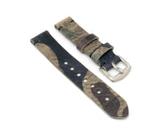 Standard Watch Strap with Camo Print Leather