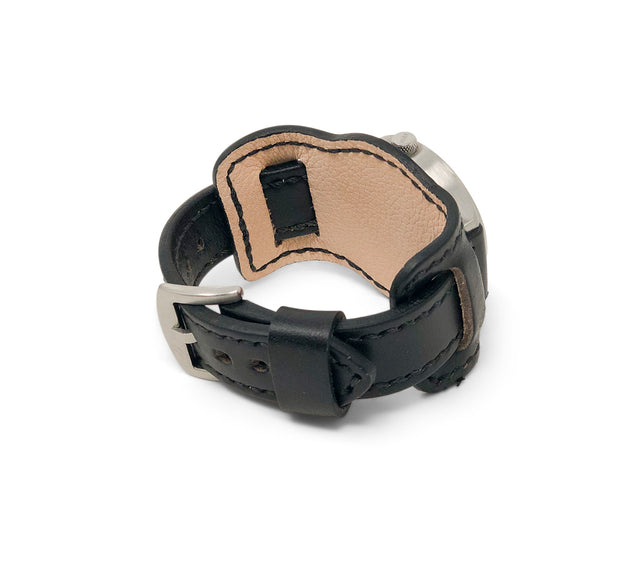 Aviator Bund Strap | Horween Chromexcel Leather | Black