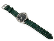 Jack Foster Premium Strap with Hunter Green Alligator Leather