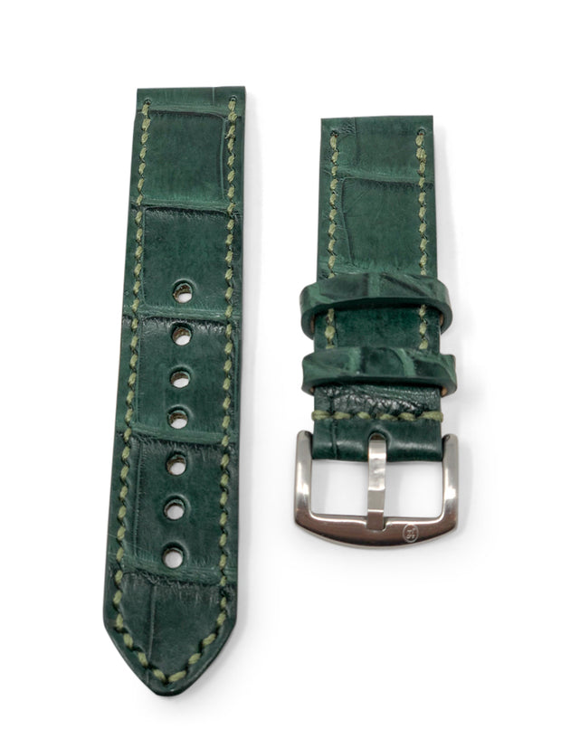 Jack Foster Premium Strap with Hunter Green Alligator Leather